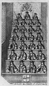 Cour des Échevins, vers 1690 - English School